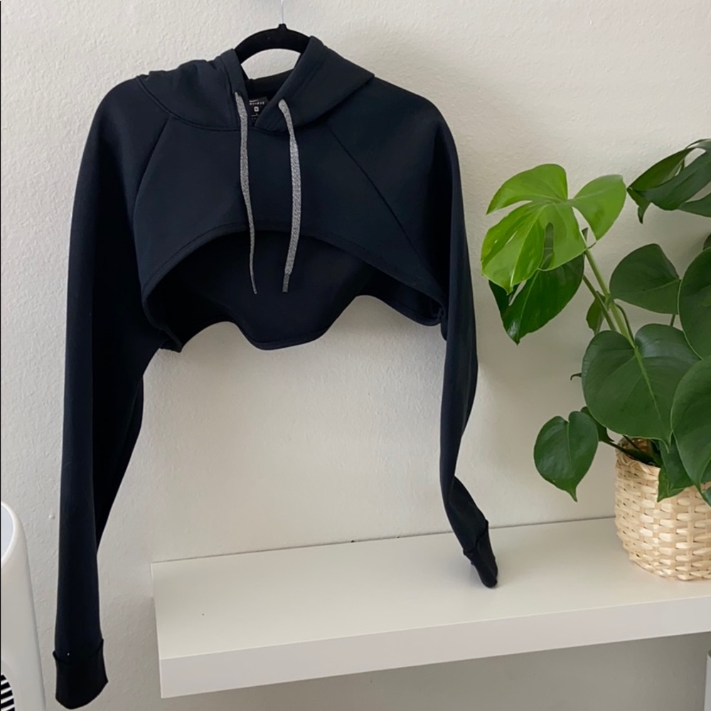 Cropped nike hoodie